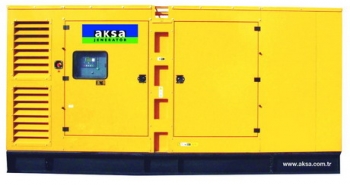 Дизельный генератор 240 квт Aksa AD-330 в кожухе - новый